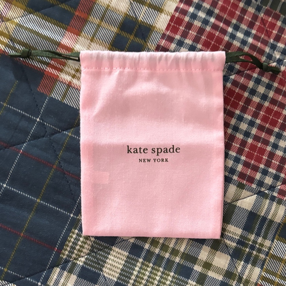 kate spade Pink Drawstring Jewelry Pouch